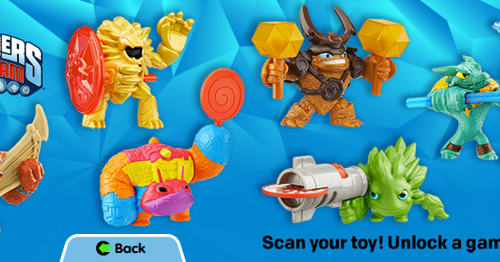 The One Income Dollar Skylanders Happy Meal Toys Celebrate Trap